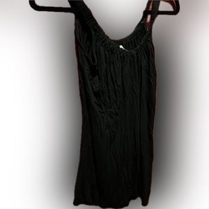Vintage Elan Black Flowy Tank Top – Size M